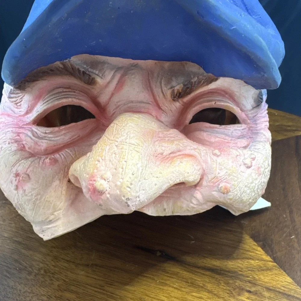 The Paper‎ Magic Group Halloween Rubber Mask Beer Hat Old Man 2006 With tags